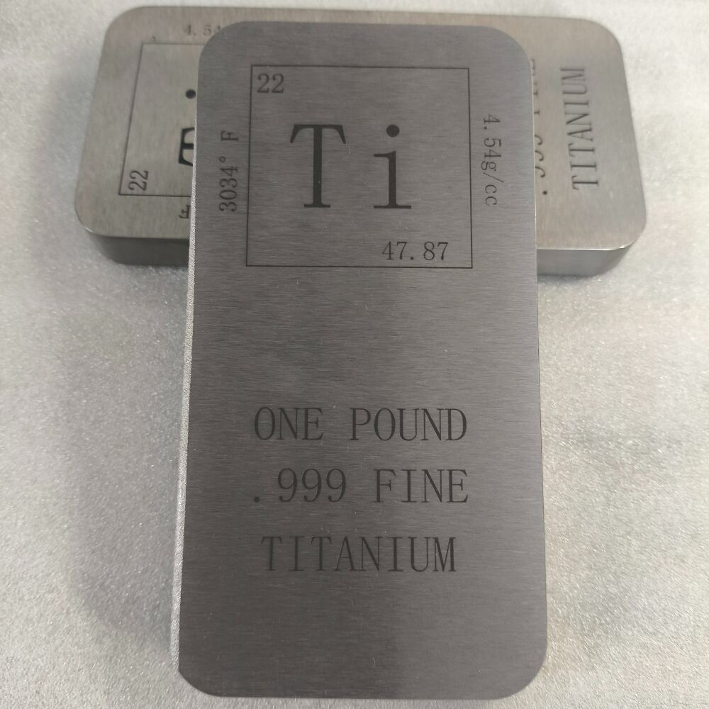 Metals Titanium Bar - 1 Kilo Laser Engraved